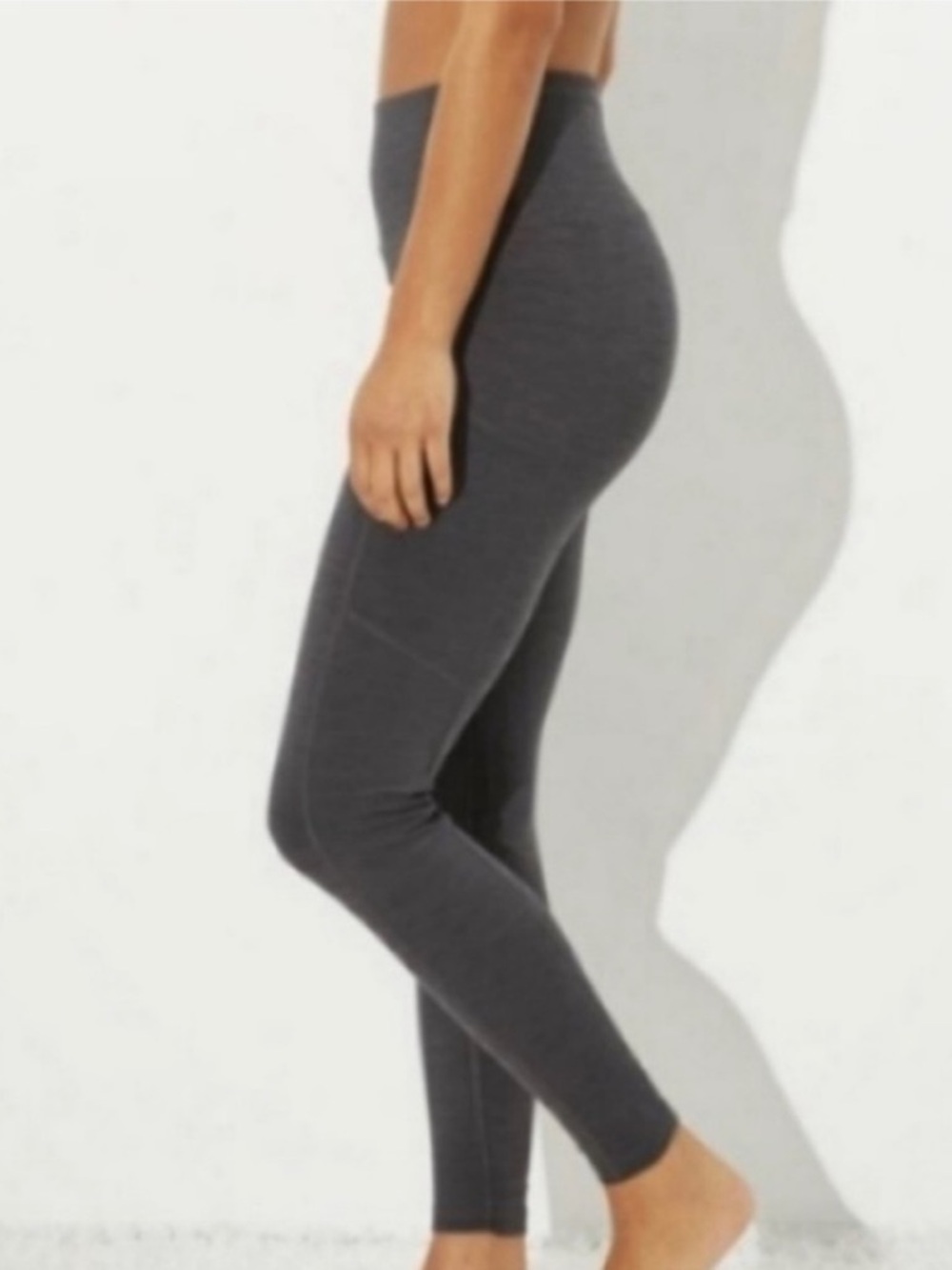American Eagle High-Waist The Everything Pocket Gray Leggings, Size M - Picture 4 of 5